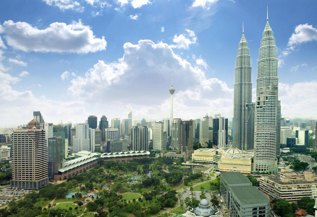 Kuala Lumpur Convention Centre (lower left) is home to this year's Smart Cities Asia conference, which will implement the CitizenLab community engagement platform.