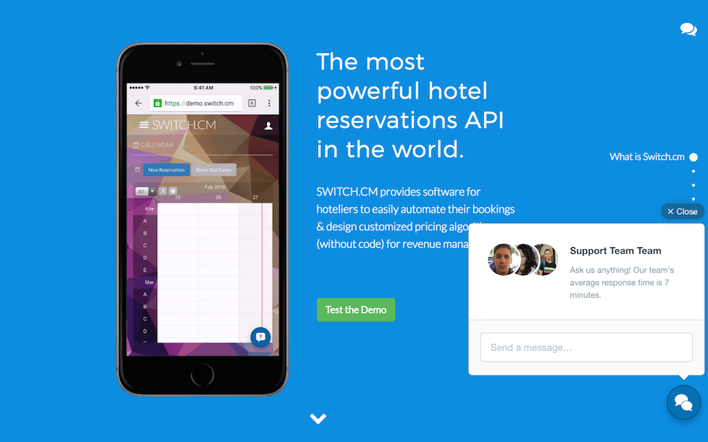 Switch is an application programming interface for hotels.
