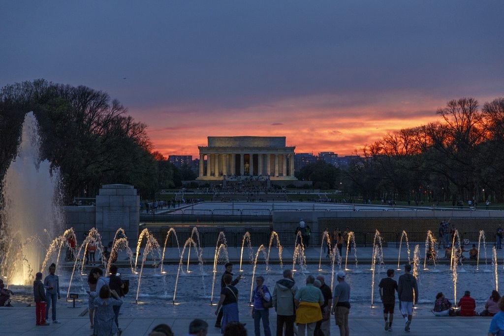 Tourists in Washington, D.C.