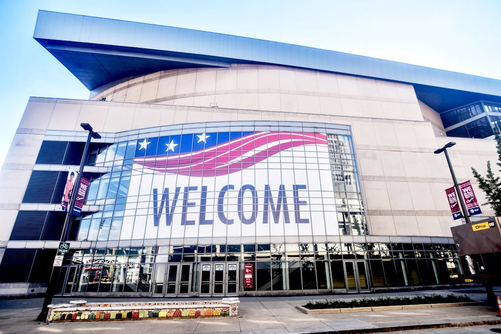 Cleveland is gearing up to host the Republican national convention next week, amid fears of disruption from Trump's tribe.