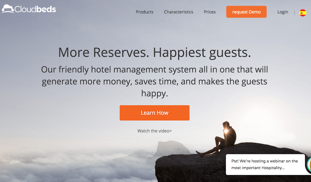 Cloudbeds is a software-as-a-service platform that includes revenue and property management products for hoteliers.