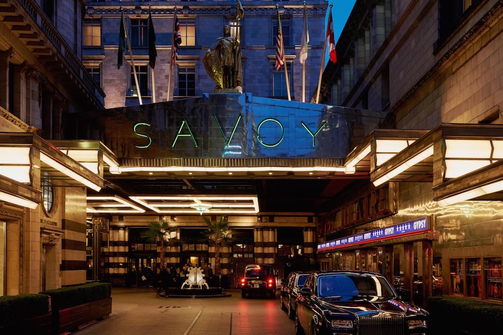 The Savoy in London is one of Fairmont's most iconic properties. 