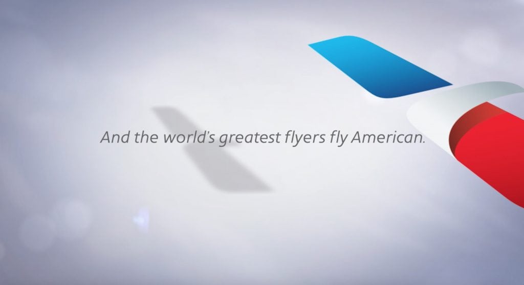 American's new ad campaign celebrates "the world's greatest flyers."