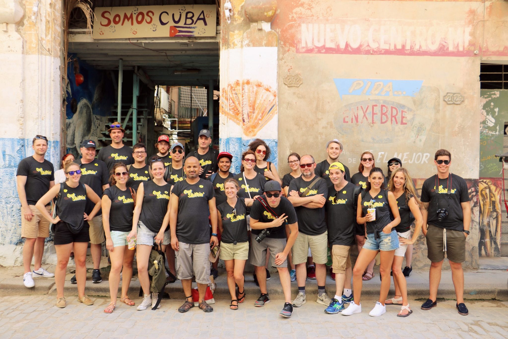 The Skift team that went to Cuba last week is already bigger now than this photo from Havana.