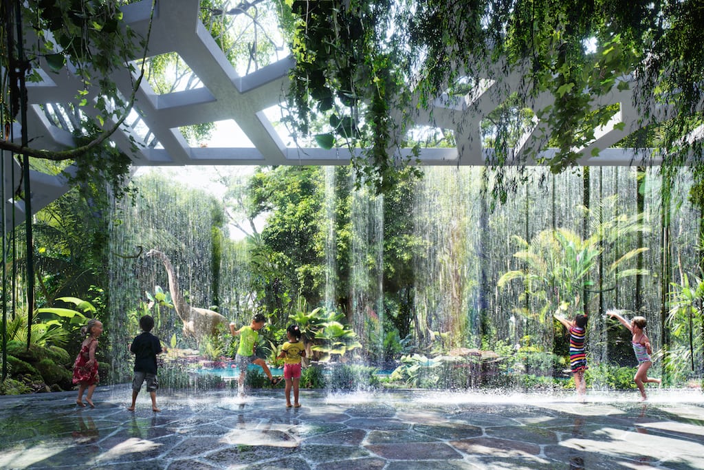 A rendering of the massive rainforest that will be a part of the new Rosemont Hotel & Residences in Dubai. The $550-million hotel and serviced apartments development is scheduled to open in 2018. 