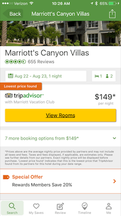 marriott canyon villas 1