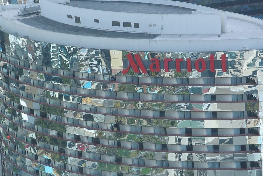 Marriott International will officially gobble up all of Starwood Hotels & Resorts' assets tomorrow. The Marriott Marquis in San Diego is pictured here.