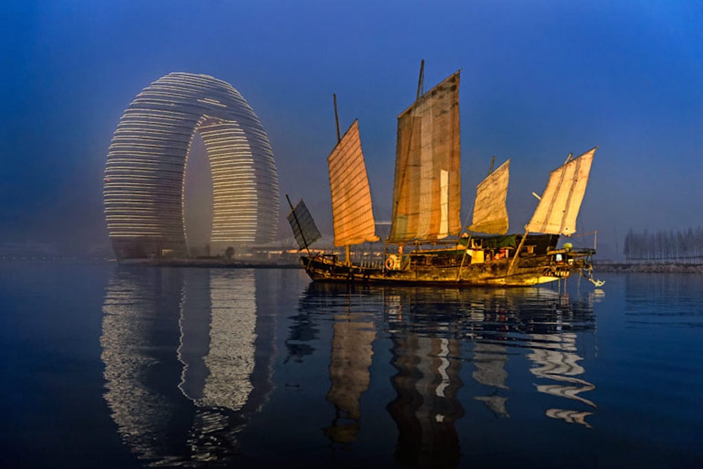 Pictured is the Sheraton Huzhou Hot Spring Resort. Starwood Hotels has a significant presence in China, and its pending acquisition by Marriott awaits antitrust clearance from Chinese regulators. 