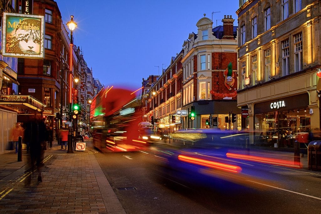 A London street at night. Aaron Gowell, CEO of SilverRail, believes the next big thing in travel will be the connecting-up of multiple modes of transport.