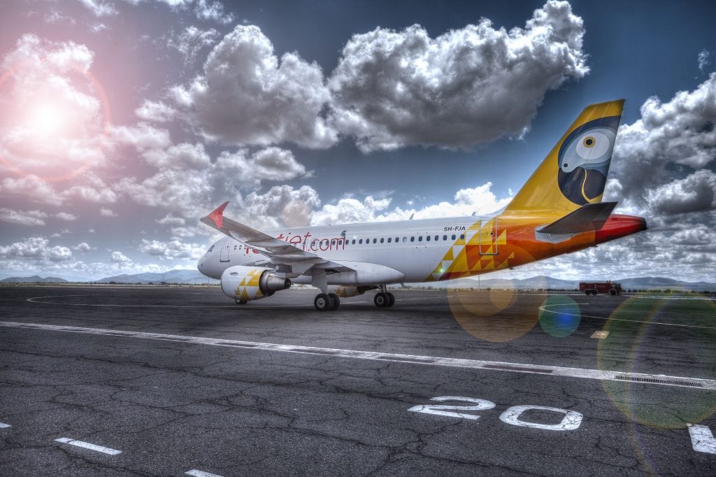 A fastjet aircraft. The airline has struggled through a mixture of internal and external problems.