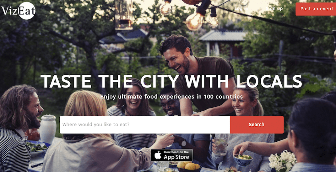 VizEat is a social dining mobile app in Europe connecting travelers and local hosts around authentic culinary experiences.