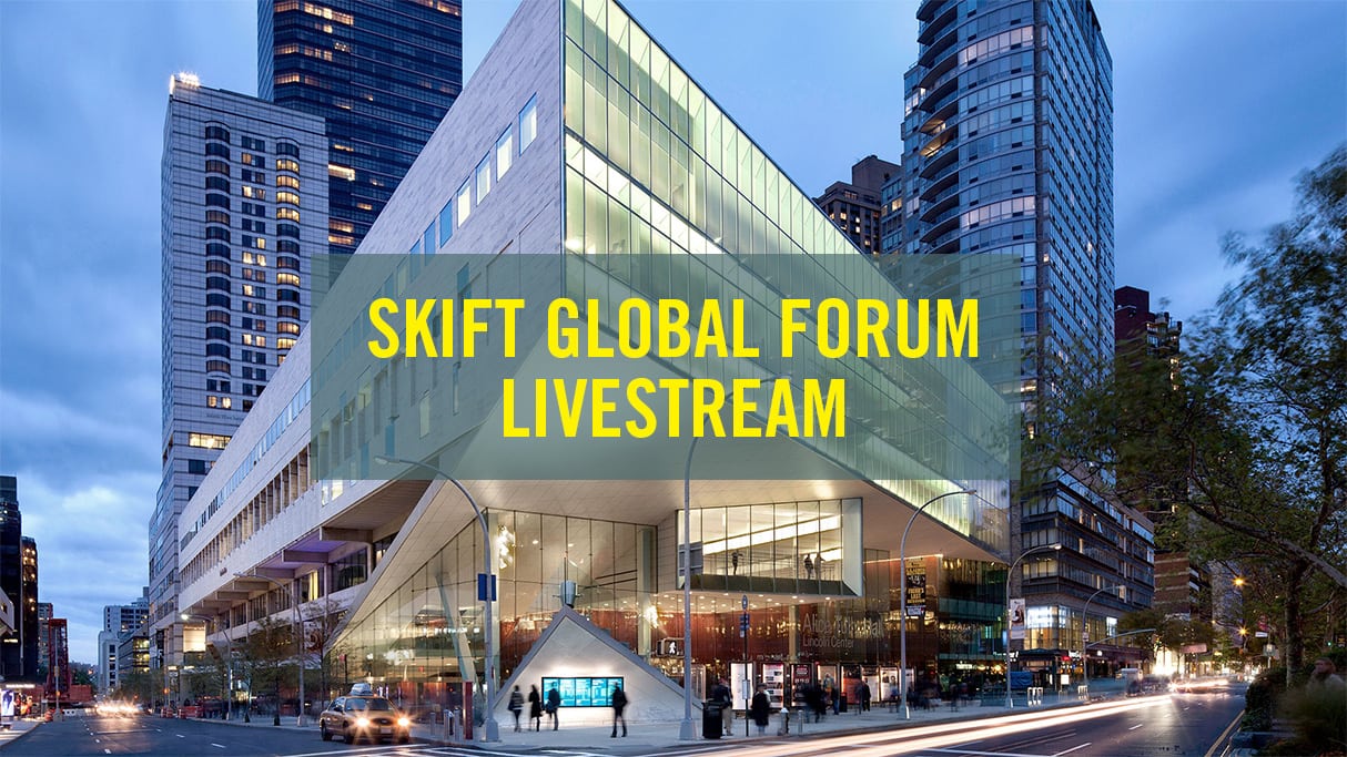 This year's Skift Global Forum will be available via livestream. 