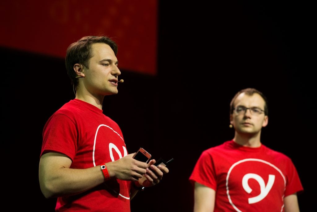 YPlan co-founders Rytis Vitkauskas, and Viktoras Jucikas. Time Out Group has bought the event app for an initial outlay of $2 million.