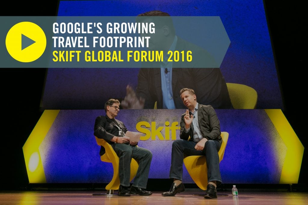 Oliver Heckmann (right) of Google believes the future of voice search and assistance could be as game-changing as the shift to mobile. Executive Editor Dennis Schaal spoke to him at Skift Global Forum 2016.