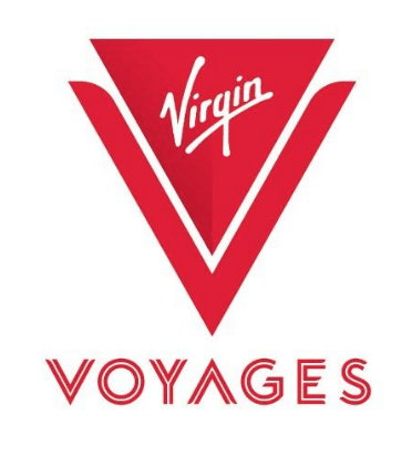 The new Virgin Voyages logo.