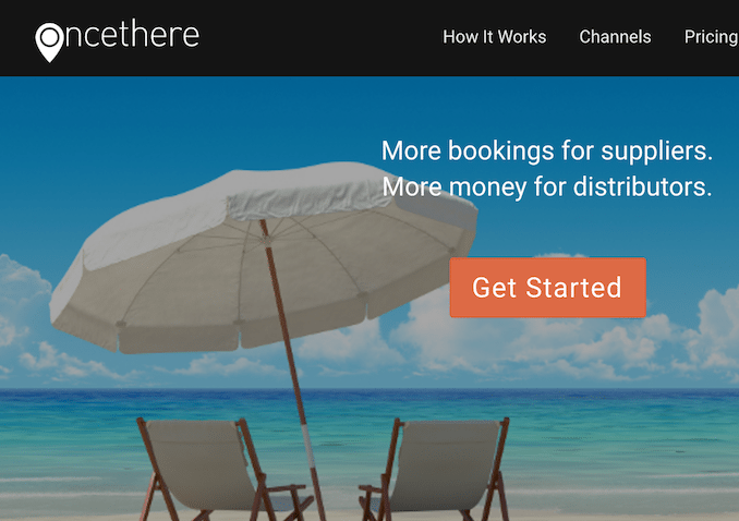 OnceThere, which sends travelers targeted emails about tours and activities if they booked through a vacation rental or hotel site, raised $4.4 million this week.