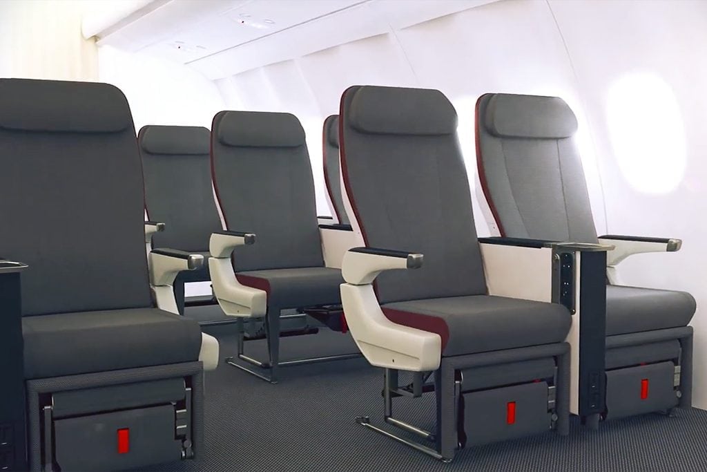 A rendering of Iberia's upcoming long haul premium economy product. Iberia is the latest carrier to launch a premium economy cabin.