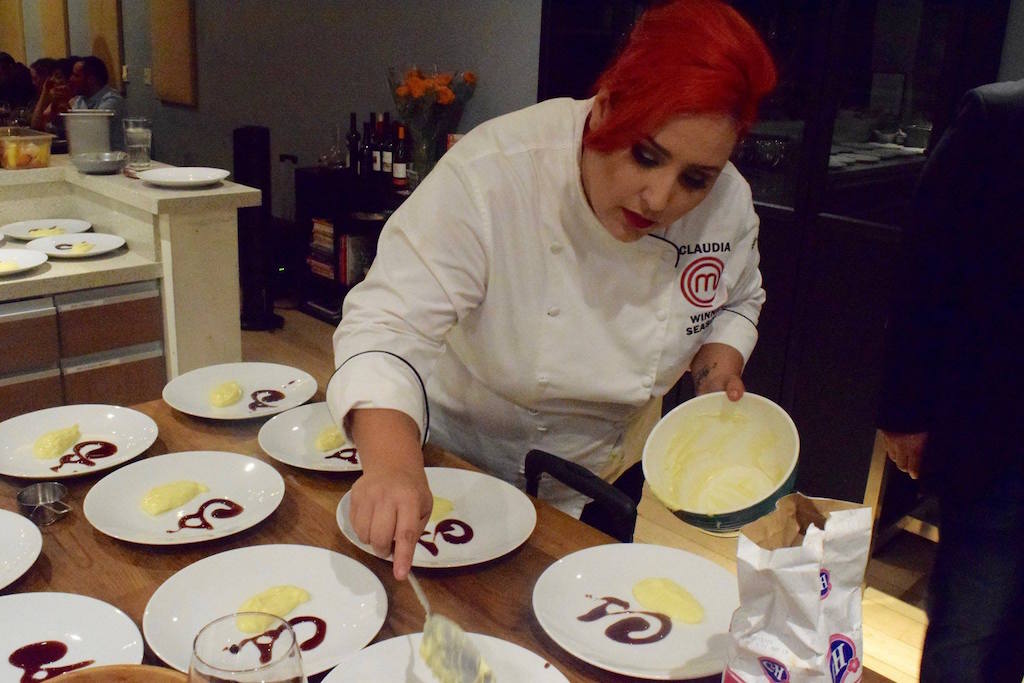 An EatWith host-chef wraps up a culinary display of her talents.