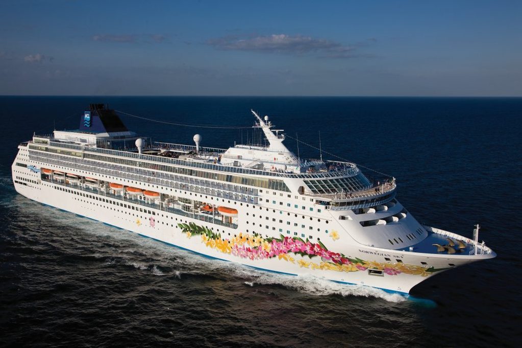 Norwegian Cruise Line said Norwegian Sky will visit Cuba during four-day sailings in May. It is one of five cruise lines that received approval to sail to Cuba on Wednesday.