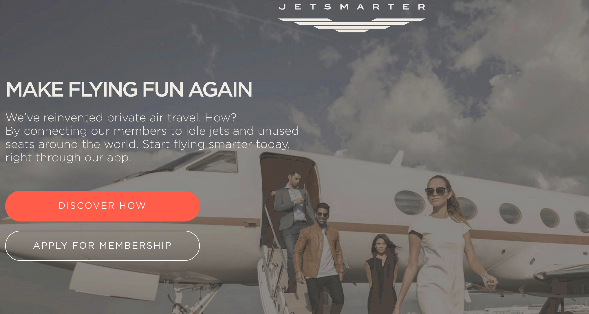 JetSmarter, pictured here, raised a $105 million Series C round this week to help it add more routes and expand to new markets.