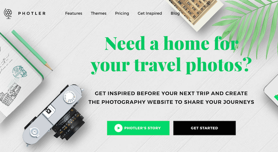 Photler helps travelers store their trip photos.