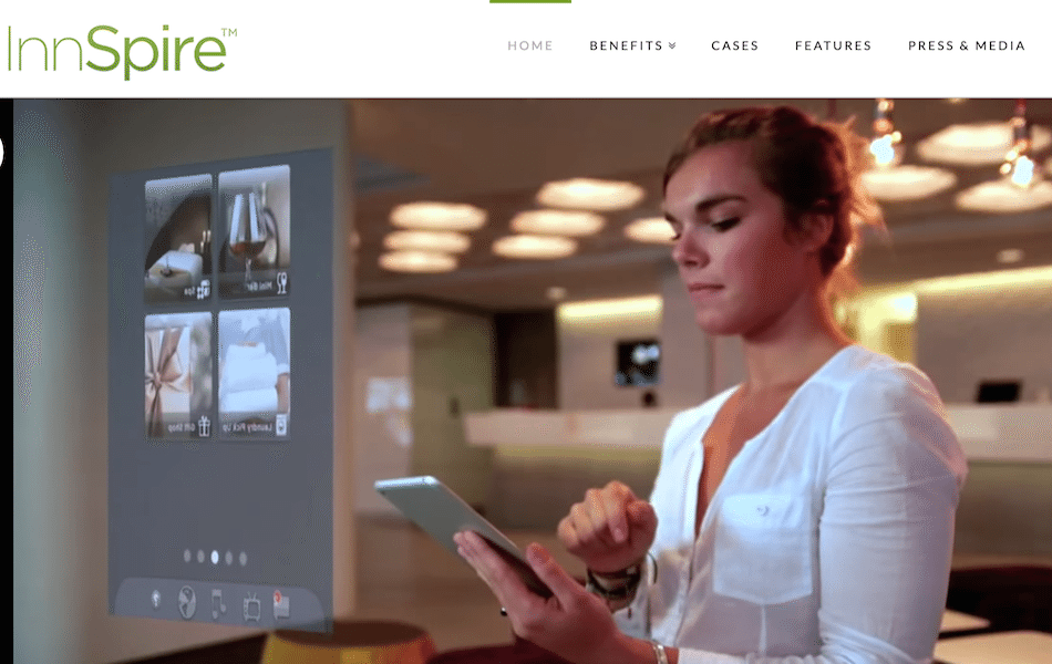 InnSpire helps hotels with their in-room entertainment offerings.