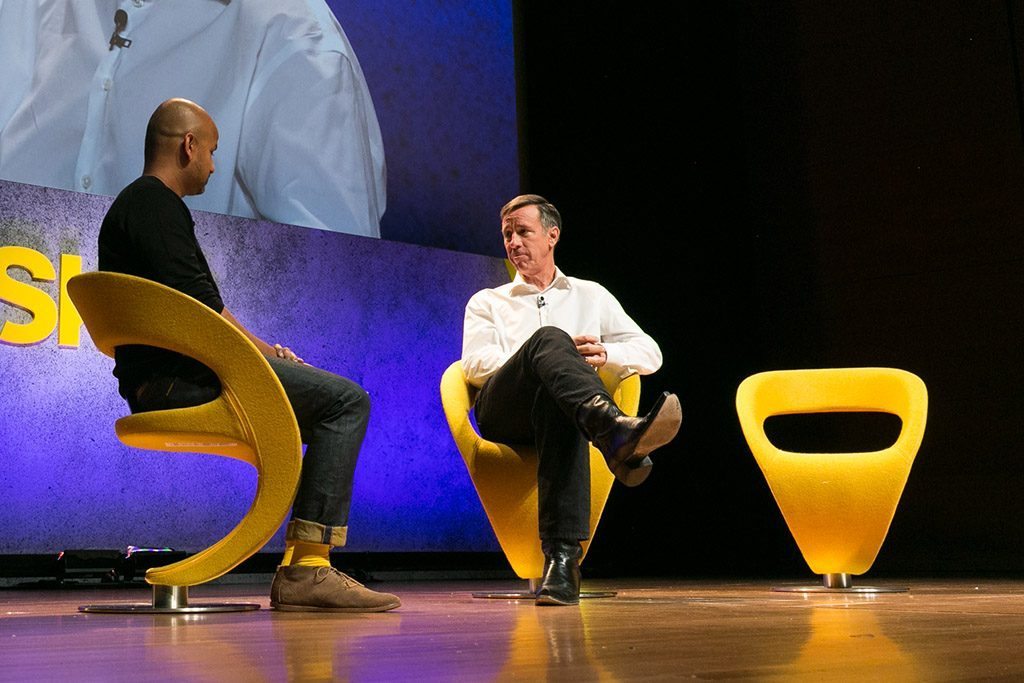Marriott CEO Arne Sorenson, speaking at last year's Skift Global Forum. Sorenson said response to Marriott's new 48-hour cancellation policy in the U.S. and Canada has been 