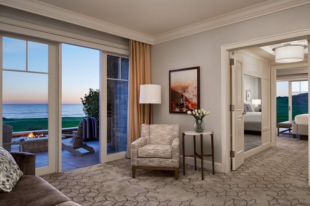 A room at the Ritz-Carlton Half Moon Bay. Marriott and Starwood will soon launch a double points promotion.
