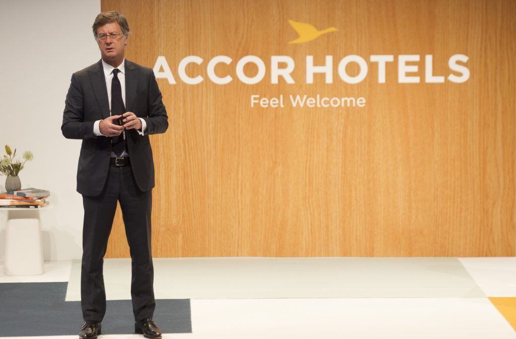AccorHotels chairman and CEO Sebastien Bazin said the company was undergoing a major transformation. 