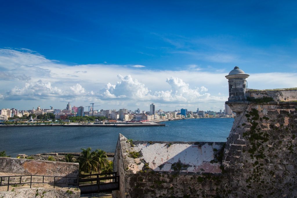 Carnival Cruise Line has received permission to send cruise ships to Cuba. Shown here is a view of the water in Havana.