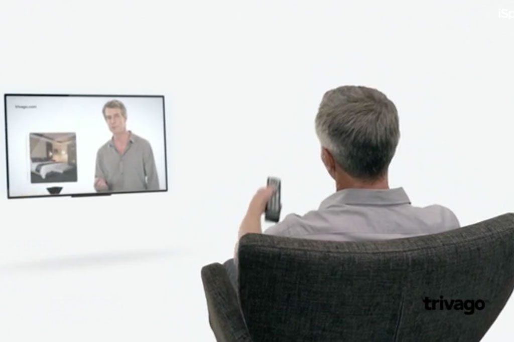 In one TV ad, the "Trivago Guy" watches his own ads. That's how heavily the hotel price-comparison site has been advertising. In its first earnings call, the company says the ad blitzes are working.