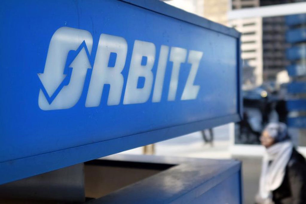 The sign at an Orbitz office. Orbitz revealed it had been hacked in late 2017.
