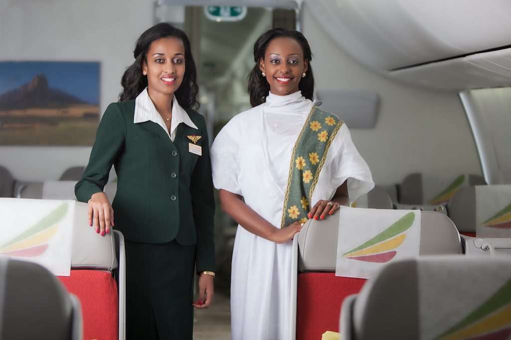 Ethiopian Airlines is among the most successful in Africa, and it has ample growth plans. Pictured are members of the airline's flight crew.
