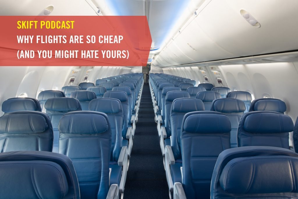 Economy seats are pictured on a Delta plane. Legacy airlines are dropping prices and providing fewer perks to travelers in some sections to compete with low-cost carriers.