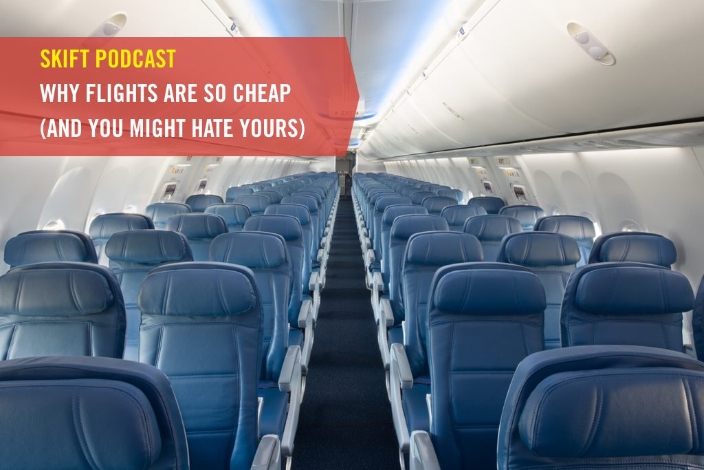 Economy seats are pictured on a Delta plane. Legacy airlines are dropping prices and providing fewer perks to travelers in some sections to compete with low-cost carriers.
