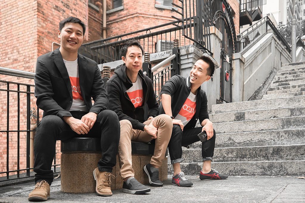 The founders of Hong Kong-based travel tech company Klook. They plan to speed up the startup's global expansion after raising $30 million from its Series B round, led by Sequoia Capital China.