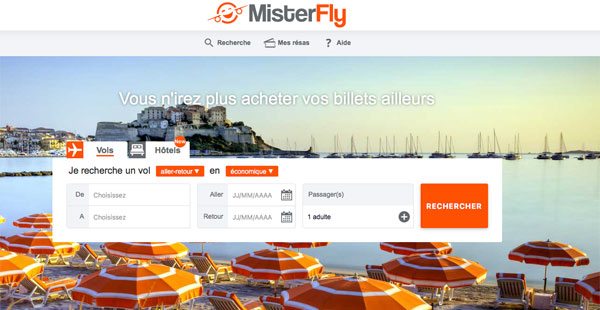 misterfly paris online travel agency french