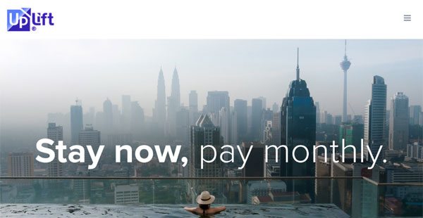 uplift travel startup installment payments