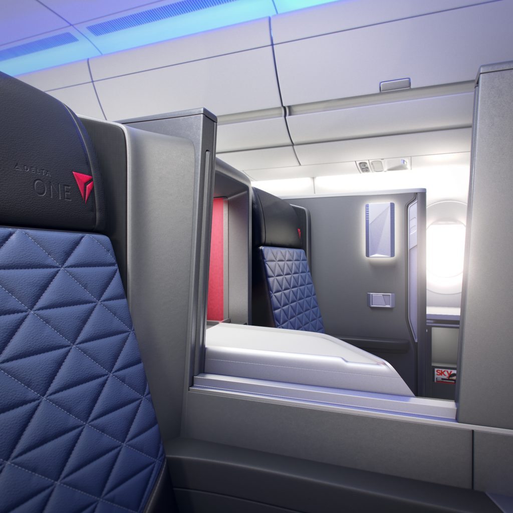 Delta Air Lines recently won a Crystal Cabin Award for the new suite it plans to put on its A350s and Boeing 777s.
