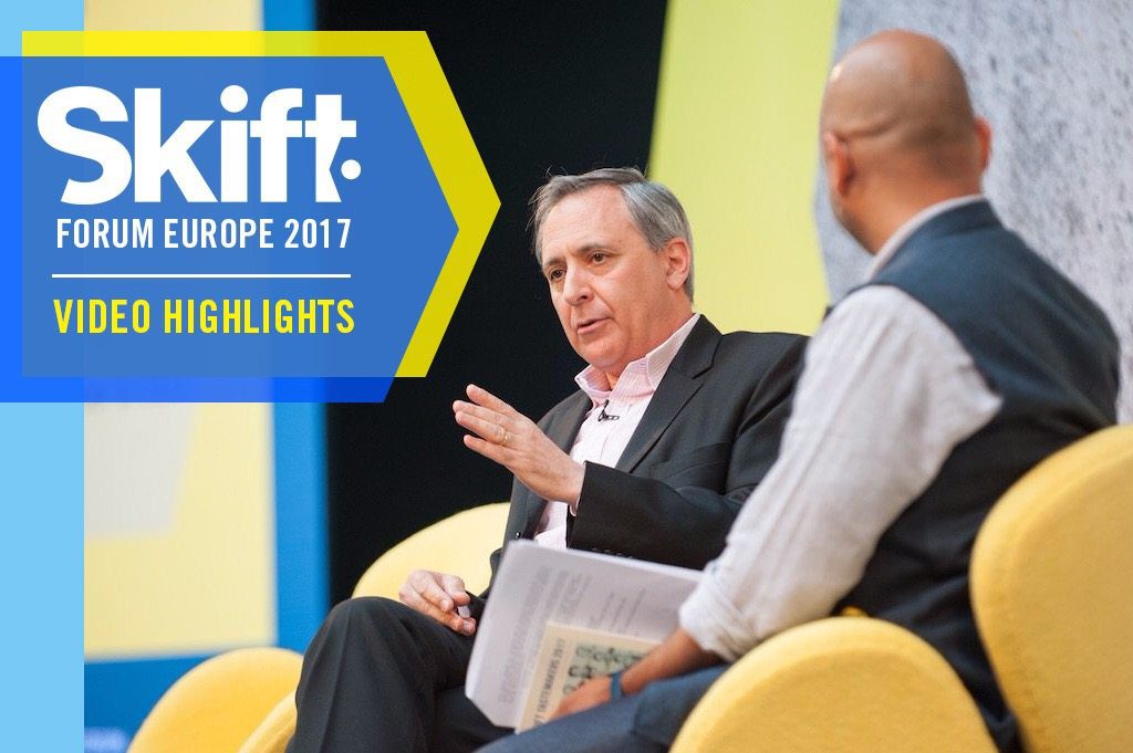 IHG CEO Richard Solomons was interviewed at the first annual Skift Forum Europe. 