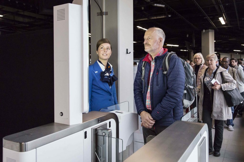 KLM is using facial recognition software for boarding at one gate in Amsterdam. More airlines might try something similar in the near future.