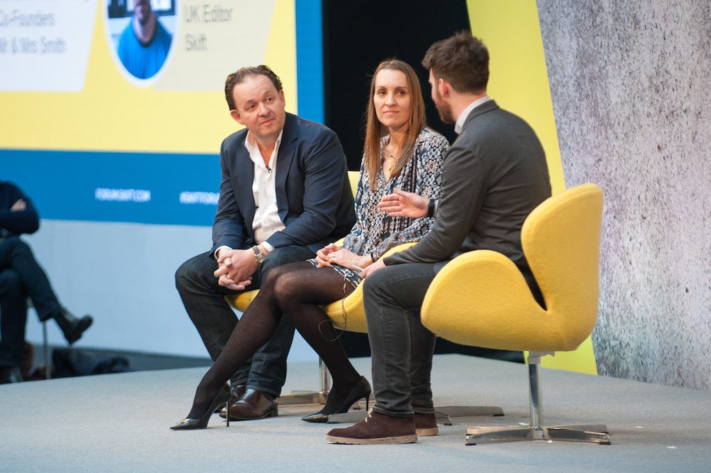 Mr & Mrs Smith co-founders James Lohan and Tamara Heber-Percy spoke with Skift Europe Editor Patrick Whyte at Skift Forum Europe. 