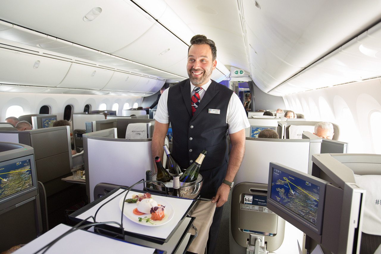 New Club World products onboard a special flight on a 787-9, which also marked the opening of the airline's new lounges at London Gatwick and in Boston. 