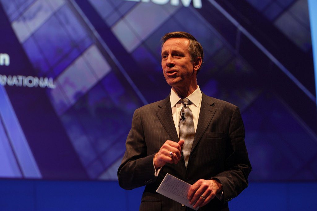Travelers' voices cannot be ignored, said Marriott CEO Arne Sorenson this week. Pictured is Sorenson speaking at the World Travel & Tourism Council Global Summit in Bangkok on April 26.