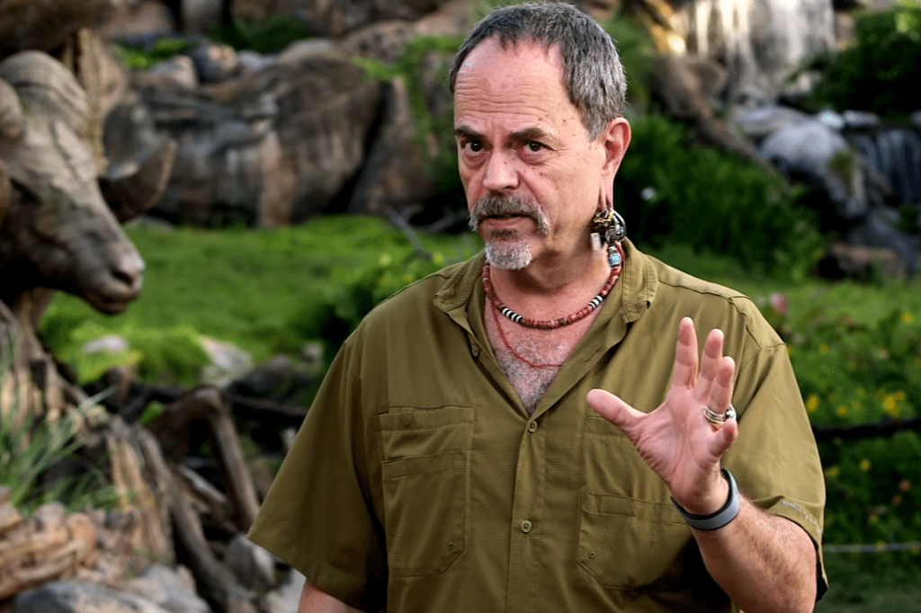 Joe Rohde is shown as he speaks about the new Avatar attraction at Disney's Animal Kingdom in an official video.