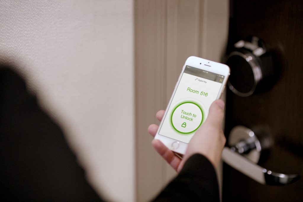 Hilton's app allows loyalty members to use keyless entry at some properties. 