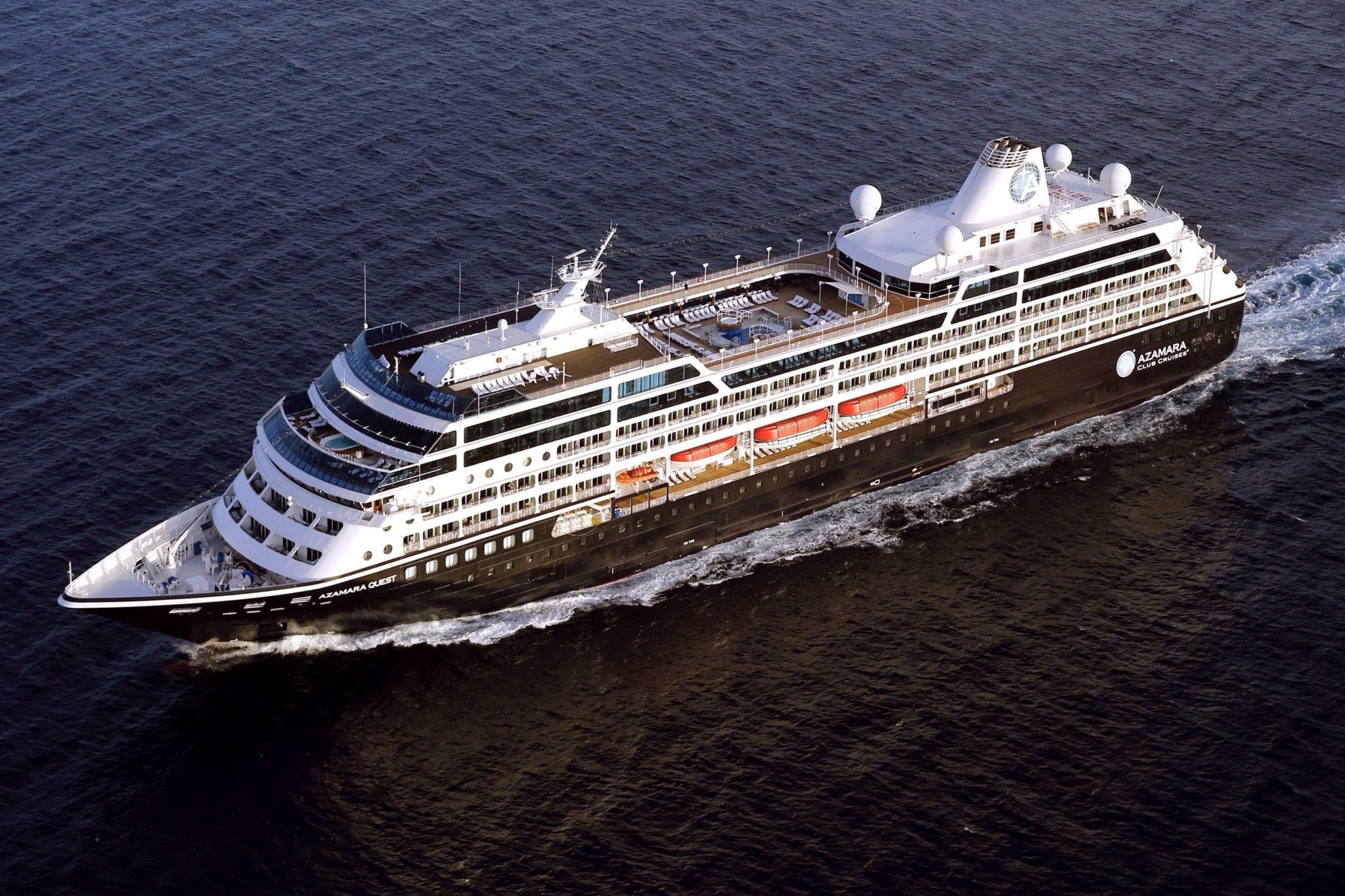 An Azamara ship at sea. The line's CEO says that the company is targeting local, authentic experiences (like the rest of the travel industry). 