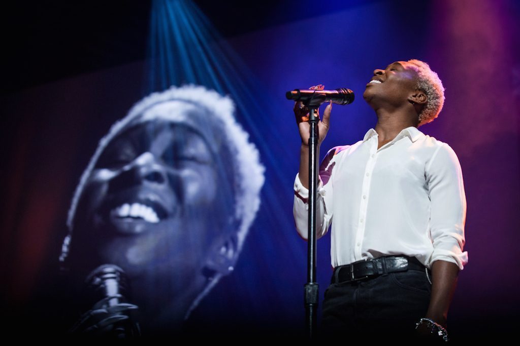 Cynthia Erivo performs at TED 2017 in Vancouver.