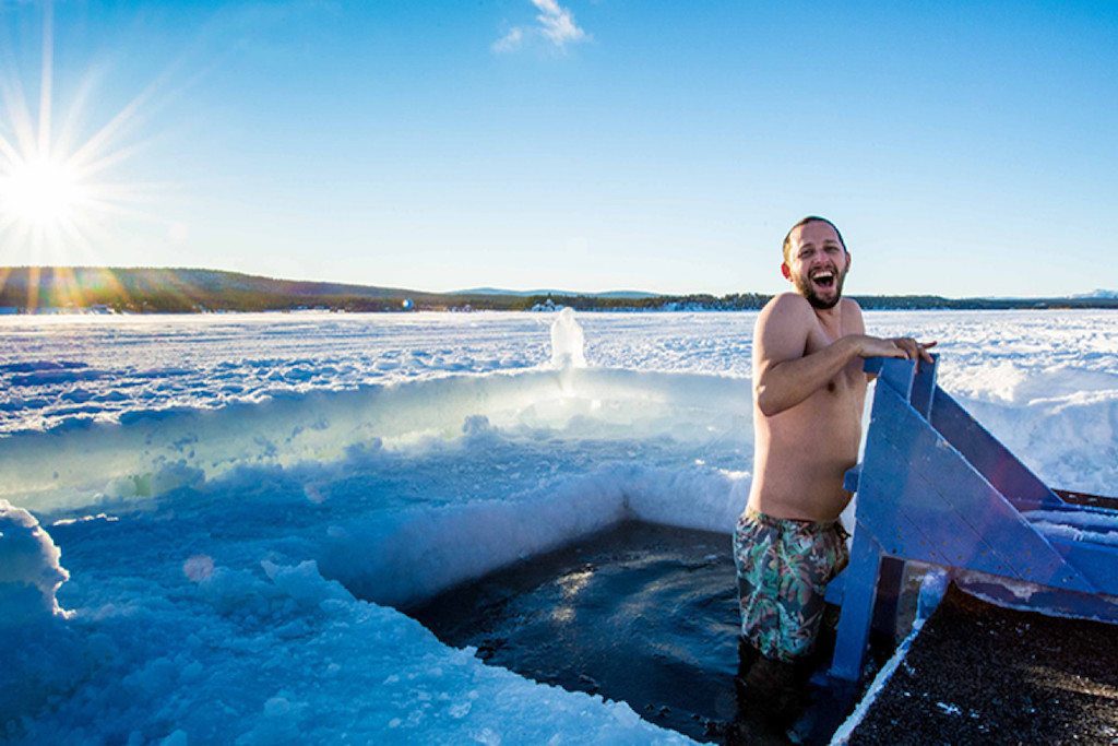 Ice dipping at ICEHOTEL Sweden. Memorable experiences are thought to engage the next generation consumer effectively. 