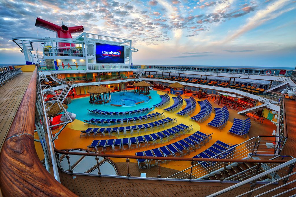 Carnival Cruise Line plans to eventually link its loyalty program to partners' programs. Carnival Vista, a new ship from the line, is shown in this photo.